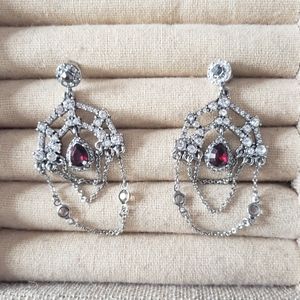 Ethereal statement earrings